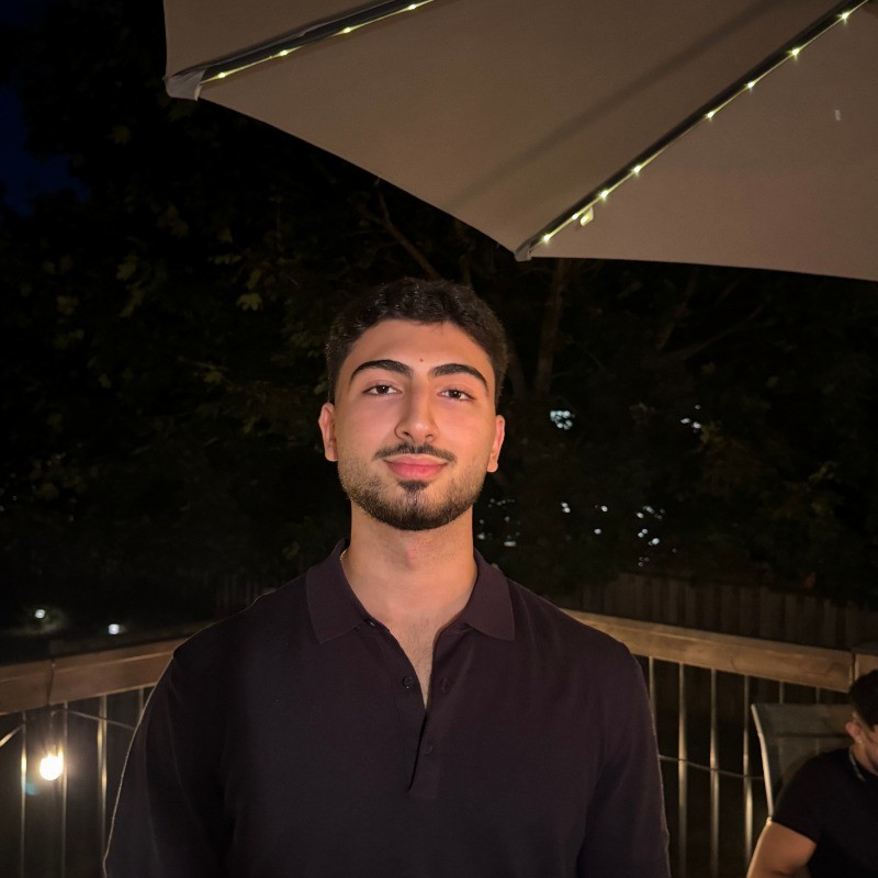 Artin Heidarzadeh, USRI Student in the VBM Lab at Western University
